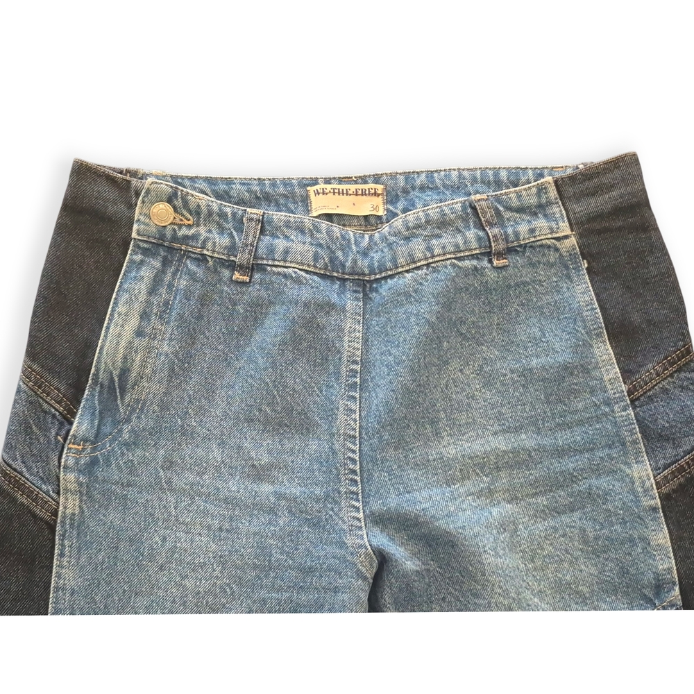 We The Free Moonlit Moto Slim Bootcut Jeans Sz 30 - Picture 7 of 8